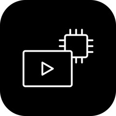 Video Vector Icon Design