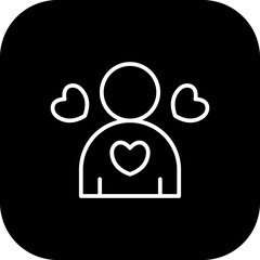 Self Love Vector Icon Design