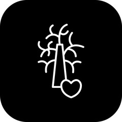 hug Tree Vector Icon Design