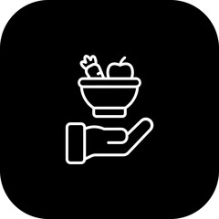 Give Food Vector Icon Design
