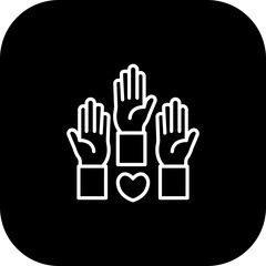 Volunteering Vector Icon Design