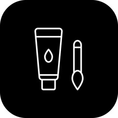Oil Paint Vector Icon Design