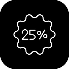25 Sale Icon Design