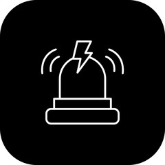 Fototapeta premium Siren Icon Design