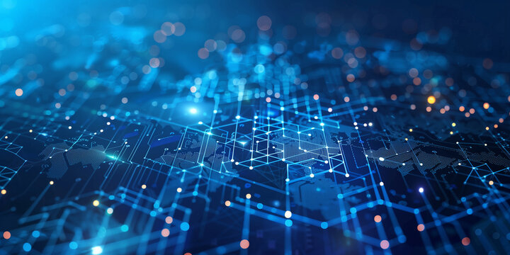 Comprehensive digital transformation in business strategy, emphasizing the integration of new technology such as IoT, big data, cloud computing, and automation for enhanced operational efficiency and 