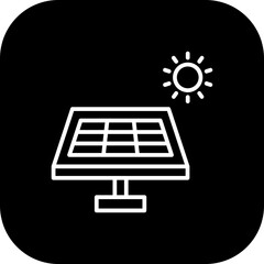 Solar Panel Icon Design