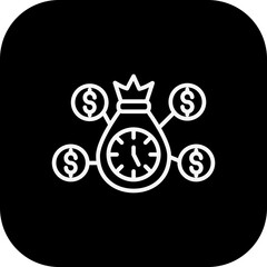 Investment Timing Icon Design