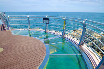 Deunggi Mountain Skywalk Overlooking the East Sea