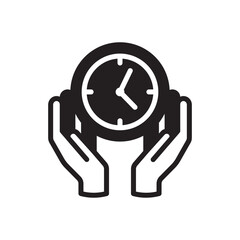 Holding Time Solid Black