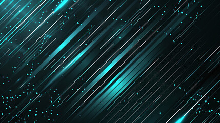 Neon Turquoise and Black Hi-Tech Vector Gradient Texture