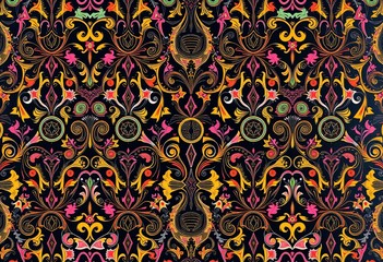 Abstract colorfull background with textures. Seamless patern