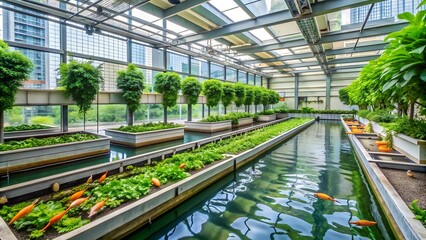 Urban Oasis: Aquaponics in the City  AI Generated
