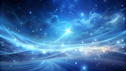 Obraz premium Celestial Symphony: A Dance of Light and Form AI generated