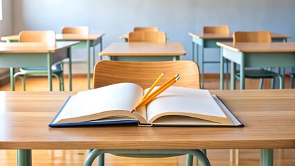 Fototapeta premium A Simple Symbol of Education: The Power of Knowledge and Learning Generative AI