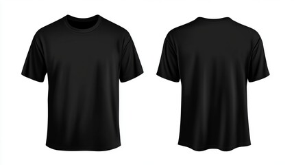 Black T-Shirt Mockup