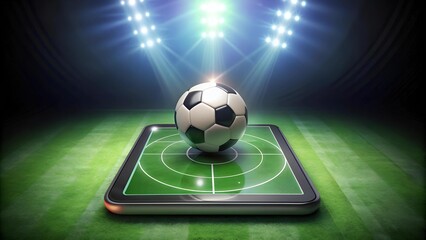 Virtual Soccer Betting: A Digital Stadium Experience  AI Generated