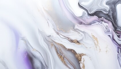 Abstract Swirling Marble Art