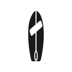 Surfboard for extreme swimming icon   isolated on white background