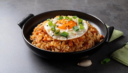 Korean food kimchi fried rice