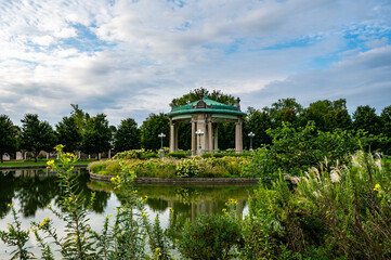 Nathan Frank Bandstand on Island in Forest Park in St. Louis