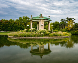 Nathan Frank Bandstand on Island in Forest Park in St. Louis