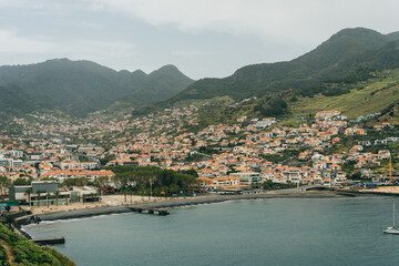 Fototapeta premium Machico is a old and charming town in the east of Madeira Island, Portugal.