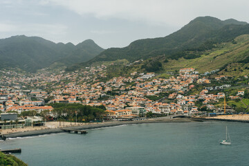 Fototapeta premium Machico is a old and charming town in the east of Madeira Island, Portugal.