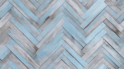 Blue and Grey Herringbone Wood Floor Texture