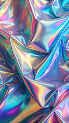  vertical iridescent holo abstract background, phone smartphone wallpaper
