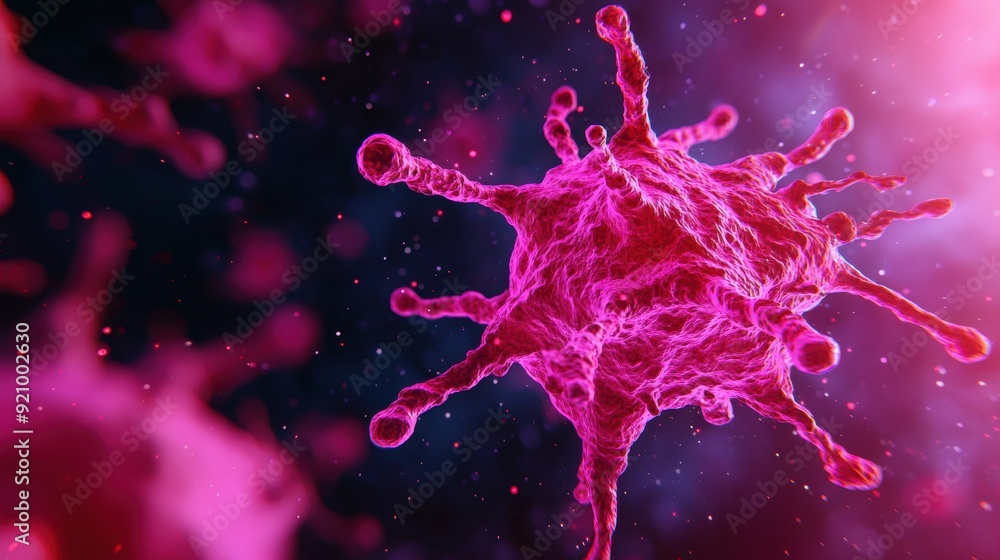 Aufkleber intricate artistic visualization of hormone release from endocrine glands - detailed 8k image with c