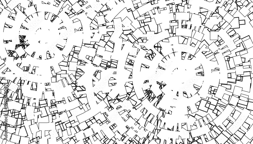 Poster black and white abstract grunge lines pattern. vector format illustration. fully editable vector ele