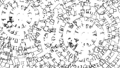 Black and white abstract Grunge lines pattern. Vector Format Illustration. Fully editable vector element 