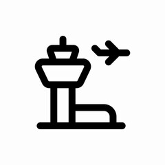 airport plane travel flight icon