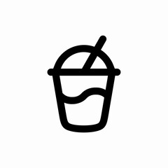 cold drink take away icon