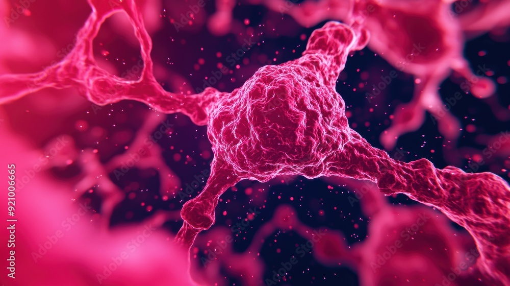 Aufkleber cellular nutrient absorption at high detail: dynamic flow and texture with copy space, 8k resolution