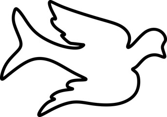 Dove Graphic Vector Image