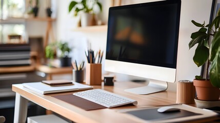 Organized Desk Space for Productive Monday Mornings