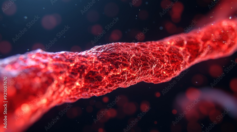 Aufkleber dynamic insulin regulation infographic showing blood sugar dynamics with glowing visualization in 8k