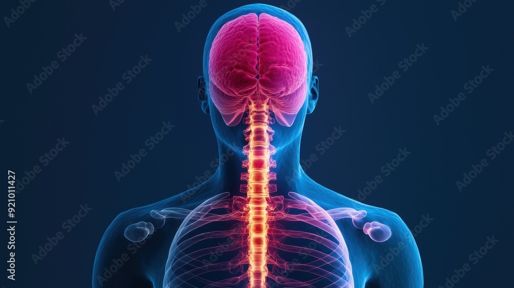 Poster detailed view of diaphragm contraction in breathing anatomy - high resolution 8k image with copy spa