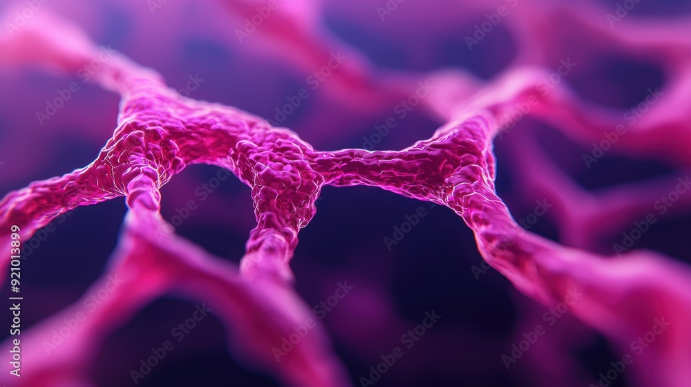 Poster miracle of life: detailed placenta development and nutrient exchange with copy space for text in 8k 