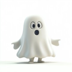 3D Cartoon Cute Funny Ghost