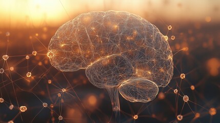 Obraz premium Brain potential. Ideas and innovation. Free your mind. Synapses and neurons. Cloud and globalization. Human anatomy and brain. Ai generative