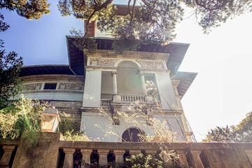 The Khedive's Palace, Hidiv Kasri, Ottoman Empire, constructed in 1907, building facade beykoz istanbul