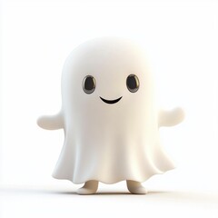3D Cartoon Cute Funny Ghost