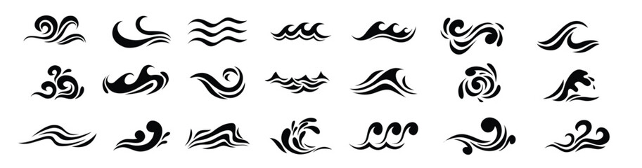 water splash logo vector icon illustration design vector illustration.
