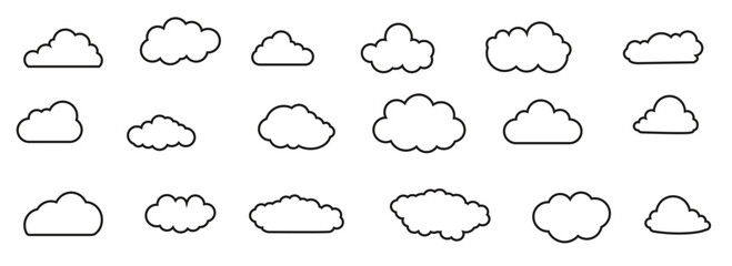 cloud shapes collection
