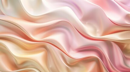 Obraz premium Abstract Wavy Silk Fabric Background