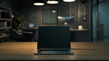 front view image of laptop computer mockup