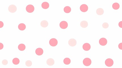 Abstract Pink Polka Dot Background