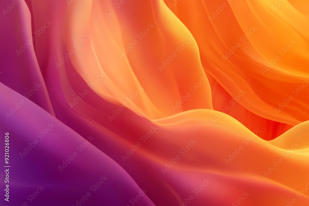 Aufkleber grass gradient background with bright holographic elements, abstract textures with soft edges